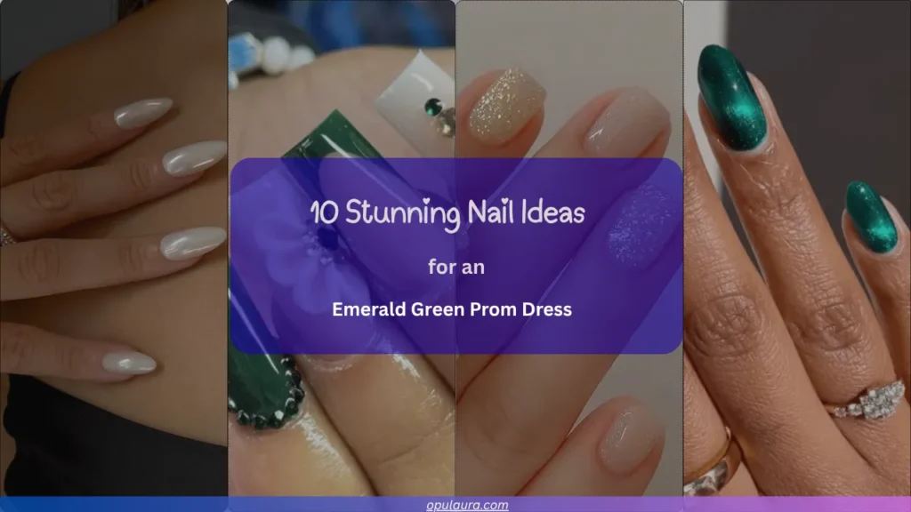 10 Best Emerald Green Prom Dress Nails for 2026