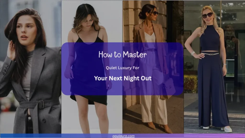 6 Secrets on How to Master Quiet Luxury for Your Next Night Out