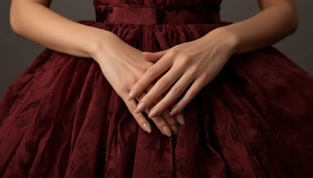 5 Stunning Nail Colors for a Burgundy Dress That Will Turn Heads